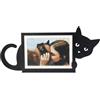 Balvi Portafoto Hidden Cat Colore Nero Design a forma di gatto per amanti degli animali Metallo 15x10