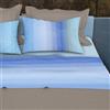 Morfeo Completo Letto Matrimoniale, Singolo, 1 Piazza e Mezzo LUMIERE RELAX Puro cotone Set Lenzuola (Blu, 1 Piazza e Mezzo)