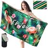 joyoldelf Telo Mare Microfibra Grande - 180x90 cm Telo Mare, XXL Asciugamano Mare Antisabbia, Teil Mare Grande Asciugatura Rapida, Stuoia Spiaggia Microfibra Leggero e Portatile（Fenicottero）