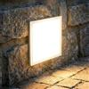 MAKA change your life quality MAKA Faretto Segnapasso LED da Incasso 4W IP65 in Vetro 120x85 mm, Luce CCT Selezionabile 3000K 4000K 6500K, 150 lm, Segnapassi Parete per Scale Interno Esterno Compatibile Cassetta 503 (1 Pezzo)