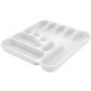Tontarelli Portaposate da Cassetto Grande Bianco 38 x 42 x 4,5 cm