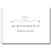 Generic Libro degli ospiti matrimonio personalizzato - Album matrimonio personalizzato, guest book Polaroid con copertina rigida elegante, idea regalo sposi