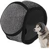 Generico Felpa Calmante Cane - Cuffie Copri Orecchie Cane | Cappuccio Calmante Impermeabile per Cani | Fascia Testa Cotone Morbido per Toelettatura, Bagno, Fuochi d'Artificio, Temporali, e Protezione Geloni