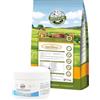 Bellfor Set per cani di taglia media per aiutare la cura delle ghiandole anali - Cibo secco senza cereali 2,5 kg e ghiandole anali unguento 30 ml