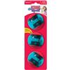 KONG - Squeezz Action Ball Rosso - Gioco Riporto interattivo con Squeak, Diverse Texture -per Cani di Taglia Media