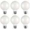 SD LUX G80 E27 Vintage Globe Decorative Edison Lampadine LED (non dimmerabili) 8W 1000lm (Equi. 100W), CRI>90, 2700K bianco caldo (6, G80-bianco)