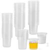 MUXHEL Set di 1000 bicchieri da liquore in plastica, 20 ml/2 cl, in plastica, riutilizzabili, in plastica, trasparente, per feste, liquore