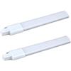 Wedhapy Tubo fluorescente a LED G23 LED Pl Light 12w Alluminio Plug in 2 Pin G23 Tubo lampada Ac 85-265v 6000k Bianco freddo 2 pezzi