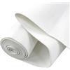 NHAUOPCA 2 Metri 10/15/20/25 cm Elastico Nero Bianco, Cinturino Multiuso per Cucire Vestiti e lavori Artigianali in Tessuto,Bianco,15cm