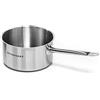 FORGAST Pentolino Acciaio Inox Induzione 2 Litri 16 cm Casseruola Fondo