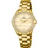 Festina Orologio Donna Analogico Acciaio Inossidabile 316L Oro - Quarzo - Vetro minerale alta resistenza - Impermeabile 5 ATM - Special Prices F20685/2