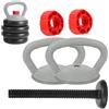 Generisch Kettlebell - Impugnatura kettlebell da 2,5 a 5 cm, set di pesi per esercizi di fitness, allenamento della forza, ginnastica a casa, competizioni di esercizi, set di design ecologico per palestra