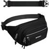 WATERFLY Marsupio Grande da Uomo Donna Alla Moda Fanny Pack | Capacità 3,5 L, Blocco RFID, Cinturino di Prolunga da 30 cm, Per escursionismo, viaggi e attività all'aperto