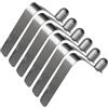 Yunmeryker 6 Pezzi Clip a Molla per Pagaia da Kayak con Chiusura a Scatto a Pulsante in Acciaio Inossidabile, Clip a Molla a Testa Singola per Tenda, per, 8 Millimetri