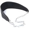 BeVistoso Cintura per dip Cintura per trazioni da 18, 5x6 pollici con anello a D Catena da 35 pollici per esercizi di bodybuilding