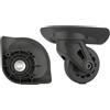 NIULIniuli Ruote per valigie, Set di 2 ruote mute for bagagli, ricambio, parti riparazione, for valigia (W240#)