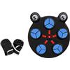 Wswqop Boxing Musicale Attrezzatura Palestra Casa Parete Integrato Reattivo per Bambini Luce LED Materiale Affidabile Adatto a, Rosa