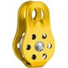 Generic Puleggia per corda da arrampicata su roccia, puleggia di salvataggio in alluminio, pulegge a occhio fisso a puleggia singola 20KN per sopravvivenza all'aperto, traversa ad alta quota e attrezzatura di