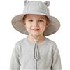 Generico Cappello Bambina,Cappello da Pescatore per Bambini Traspirante A Larga Morbido E Leggero Estivo per Bambini E Bambine