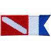 kowaku Accessorio per Immersioni Adatto a Diversi Stili di Immersione, Blu Bianco Rosso