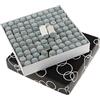 Jiuvaso 100 Pezzi Punta Stecca Biliardo Snooker Ferrule Accessorio Rottura Materiale Plastica Pelle Adatto per Tornei Giocatori