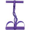 YHIJSR Fascia elastica con pedali, corda elastica a 6 tubi, elastico per trazioni, attrezzo per allenare i muscoli addominali di vita/braccia/gambe
