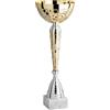Hole Gadget Coppa Trofeo Personalizzati, Premiazioni Singole o in Set Completi, Sportivi per Eventi, Calcio, Fantacalcio, Basket, Padel, Personalizzabile su Targhetta cod. 10.031 (37 cm | Oro)