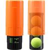 Soulchen Pressurizzatore per palline da tennis, contenitore salva-palline da tennis, contiene 3 palline sotto i 14 Psi di pressione, materiale riutilizzabile per ritenzione del rimbalzo, leggero e
