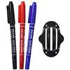 Cheeroyal - Pennarello per palline da golf, strumento per disegnare e allineare la linea, modello di allenamento per la pratica con 3 penne