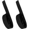 Zxpjkyu Set di 2 Cinghie di Fissaggio per Carrello da Golf E Bagagli, in Nylon, con Chiusura a Sgancio Rapido, Nero