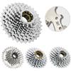 VIRELLO Tipo filettatura: pignone per bici, 7-9 velocità, 13-28T, 32 T, in acciaio, ruota libera per mountain bike, argentoFlywheelGearCassetteReplacementPart