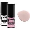 Sincero Salon - Fiber Base Semipermanente Unghie Natural Rose e Top Coat Gel Super Shiny INO - Kit Semipermanente