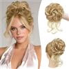 Sofeiyan Chignon Capelli Finti con Elastico, Ondulato Chignon Finto per Capelli Sintetica Coda di Cavallo Posticci per Capelli Spessi Updo per Donne,22H613#