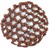 SHTGOI 2 retine per capelli chignon, con strass, per acconciature, in tessuto, con cristalli glitterati, per ragazze, donne, balletto, ginnastica, pattinaggio artistico, colore marrone
