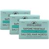 FEI FAN Sapone Solido Per Viso, Mani e Corpo, Arricchito Con Oli Essenziali. Senza Grassi Animali, Parabeni e Coloranti. Disponibile In Diverse Fragranze 150g (SALI DEL MAR MORTO, 3 Unità)
