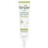 Simple Delicato sulla pelle lenitivo si avvolge e riduce il gonfiore Balsamo per gli occhi per pelli sensibili 6 x 15 ml