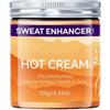 TUOSHITONG Hot Sweat Cream, crema dimagrante naturale anticellulite, lozione rassodante per stomaco grasso e cellulite per stomaco, cosce e glutei, lozione idratante pre e post allenamento, 120 ml