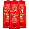 L'Oreal Paris L'Oréal Paris Elvive Color-Vive Balsamo Protettivo per Capelli Colorati o con Meches Formula Nutriente Ravvivante Illuminante con Estratto di Peonia Rossa e Filtro UV - 3 Flaconi da 400ml
