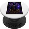 Ancient Nile Icons Anubis Dio Dell'Egitto Mitologia Sacra Egizia Arte Sacra PopSockets PopGrip Adesivo