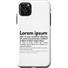 Tech Humour Inc. Custodia per iPhone 11 Pro Max Lorem Ipsum | Frasi latine, Progettazione grafica, Copywriting