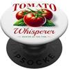 Tomato Whisperer Garden Collection Coltivatore di vite di pomodoro - Agricoltura biologica e giardiniere da cortile PopSockets PopGrip Adesivo