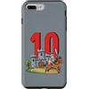 Medieval Renaissance Ren Faire Birthday Custodia per iPhone 7 Plus/8 Plus 10 Anni Bambini Compleanno Guerriero Ragazzo Cavaliere Medievale