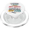 Anti Gravity Book Nerd Reader Pun Humor Anti Gravity Libro Scherzo Lettura Divertente Gioco di parole Citazione PopSockets PopGrip per MagSafe