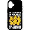 Anatra Anatra Di Gomma Paperino Custodia per iPhone 16 The Little Voices In My Head Keep Telling Me Get More Ducks