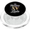 Mis Quince Leslie Tees Mis Quince Leslie 15 Quinceanera Messicano Compleanno XV Festa PopSockets PopGrip per MagSafe