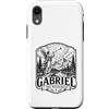 Archangel Gabriel Biblical Messenger Custodia per iPhone XR Gabriele L'Arcangelo Messaggero Cristiano Angelo Scena