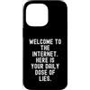 Culture Sarcastic Humor Witty Custodia per iPhone 14 Pro Max Benvenuti su Internet Sarcastico Uomini Donne