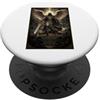 Holy Art San Michele Arcangelo Gotico Alato Icona Sacra Arte Fede PopSockets PopGrip Adesivo