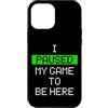 Gaming Humor Retro Pixel Gamer Meme Custodia per iPhone 12 Pro Max Mio Gioco In Pausa Per Essere Qui Divertente Gamer