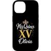 Mis Quince Olivia Tees Custodia per iPhone 14 Mis Quince Olivia 15 Quinceanera Messicano Compleanno XV Festa